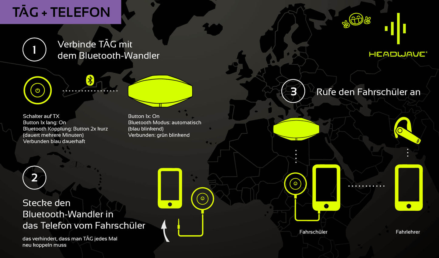 Escuela de conducción TĀG 2.0 - para cascos de moto