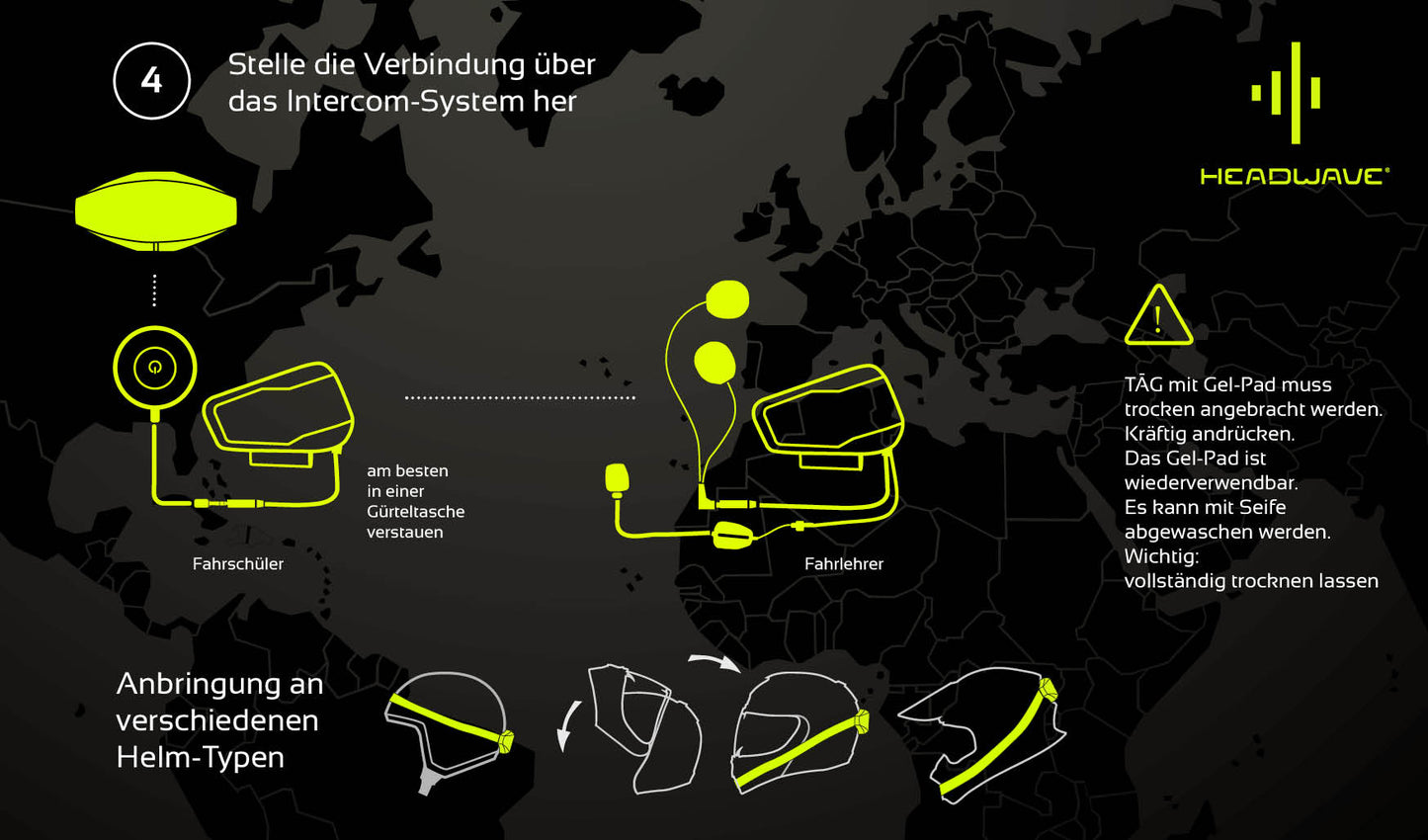 Fahrschul-TĀG 2.0 - für Motorrad-Helme