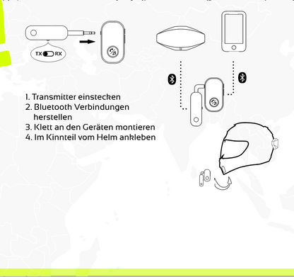 Micrófono bluetooth para tu casco